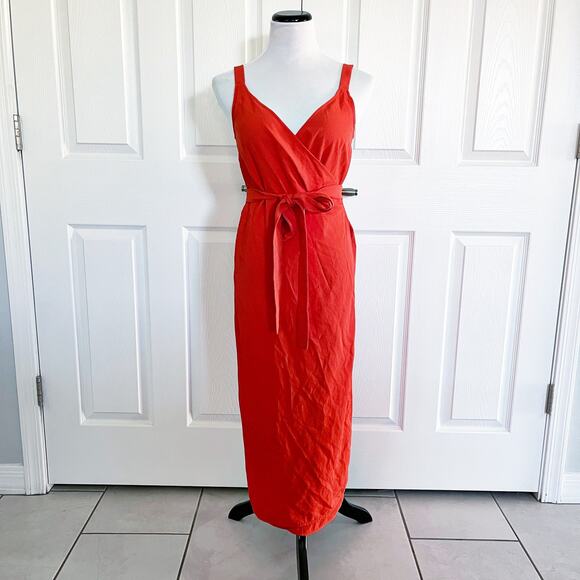 Everlane The Japanese Goweave Tank Wrap Dress - Picture 2 of 7